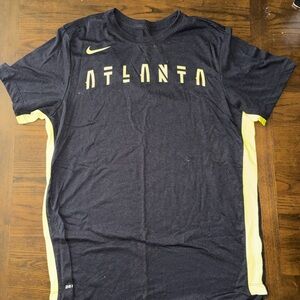 Nike Dri-FIT Black Tee with Yellow Accents